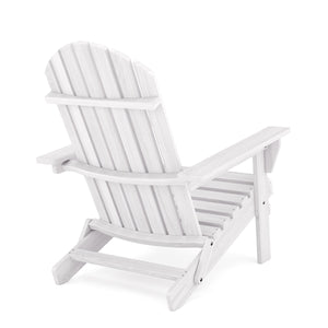 Gartenstuhl Holz ADIRONDACK weiss