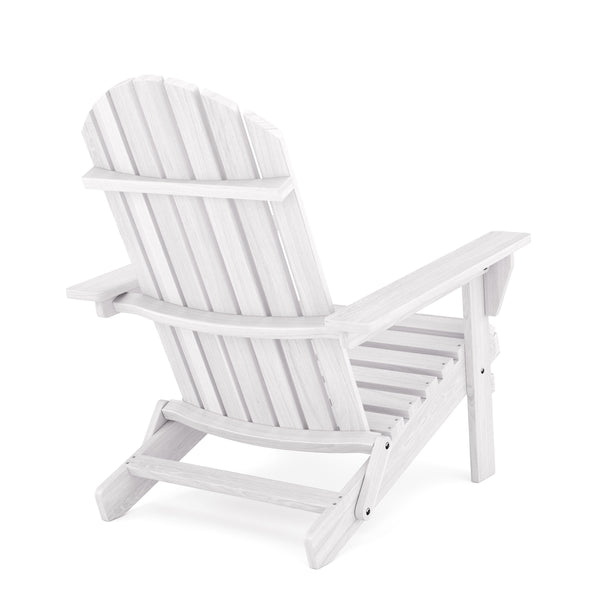 Gartenstuhl Holz ADIRONDACK weiss