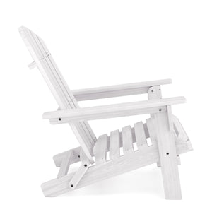 Gartenstuhl Holz ADIRONDACK weiss