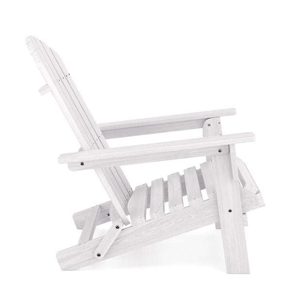 Gartenstuhl Holz ADIRONDACK weiss