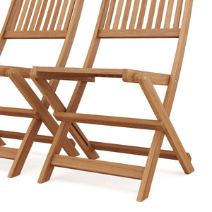 Gartenstuhl Holz AMALFI klappbar 2er Set