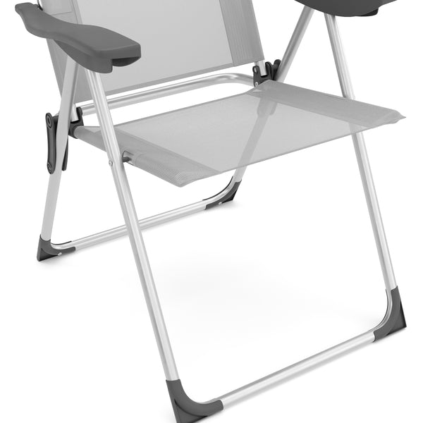 Gartenstuhl ELLIE 2er Set grau
