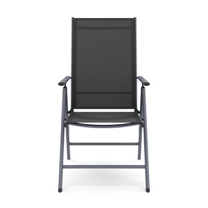 Gartenstuhl EVA 2er Set anthrazit