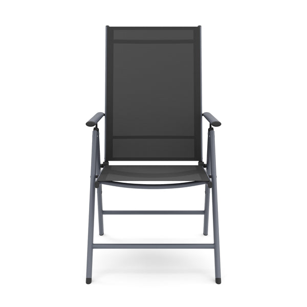 Gartenstuhl EVA 2er Set anthrazit