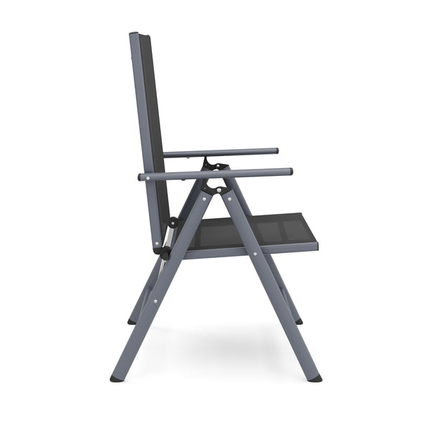 Gartenstuhl EVA 2er Set anthrazit