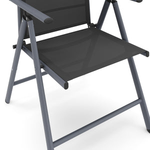 Gartenstuhl EVA 2er Set anthrazit