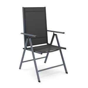 Gartenstuhl EVA 2er Set anthrazit