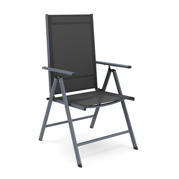 Gartenstuhl EVA 2er Set anthrazit