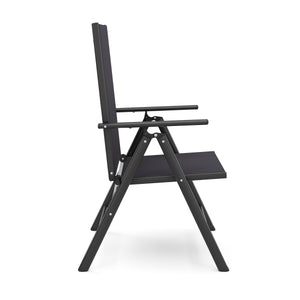 Gartenstuhl FREYA 2er Set anthrazit