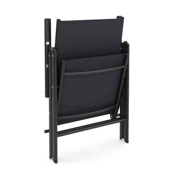 Gartenstuhl FREYA 2er Set anthrazit