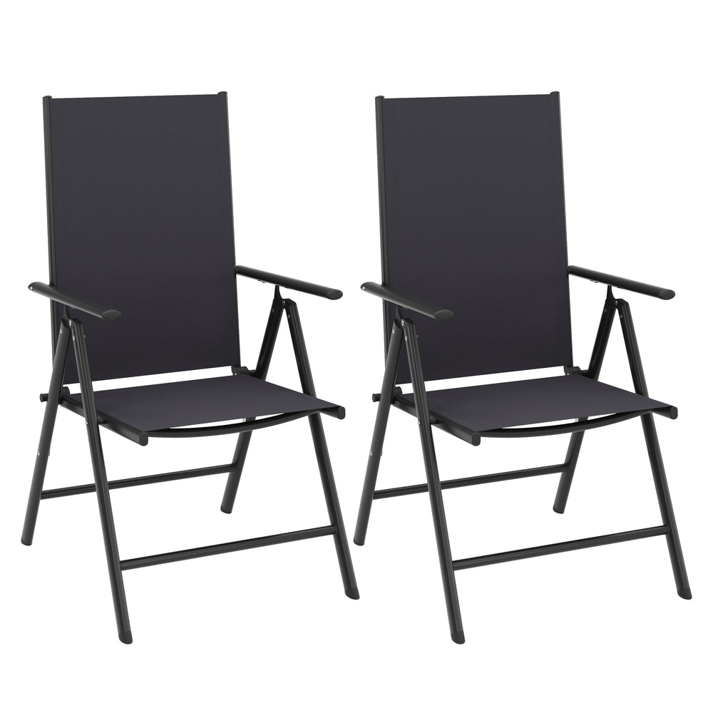Sedia da giardino FREYA, set da 2, antracite