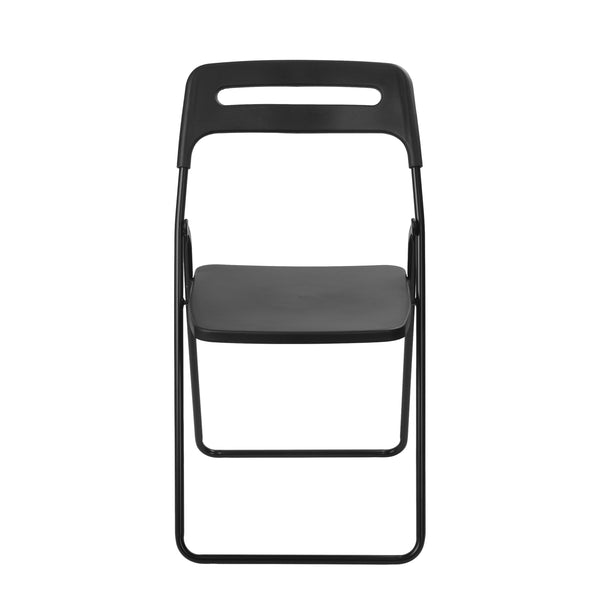 Gartenstuhl KLEO klappbar 4er Set schwarz