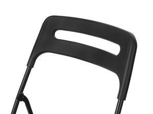 Gartenstuhl KLEO klappbar 4er Set schwarz
