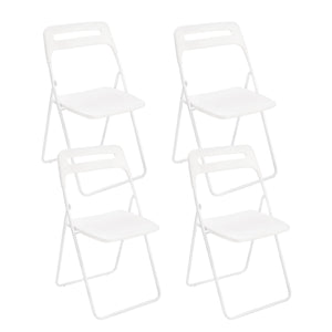 Gartenstuhl KLEO klappbar 4er Set weiss