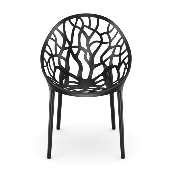 Gartenstuhl LIVA 4er Set schwarz