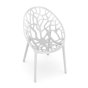 Gartenstuhl LIVA 4er Set weiss