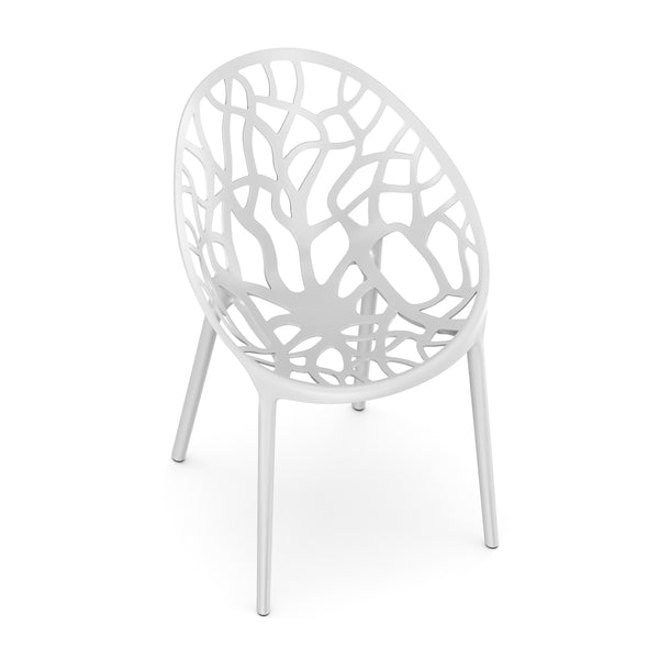 Gartenstuhl LIVA 4er Set weiss