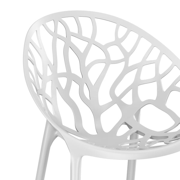 Gartenstuhl LIVA 4er Set weiss