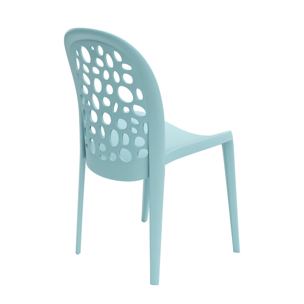 Gartenstuhl LONA 4er Set blau