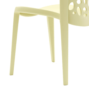 Gartenstuhl LONA 4er Set gelb