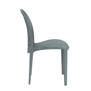 Gartenstuhl LONA 4er Set grau