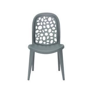 Gartenstuhl LONA 4er Set grau