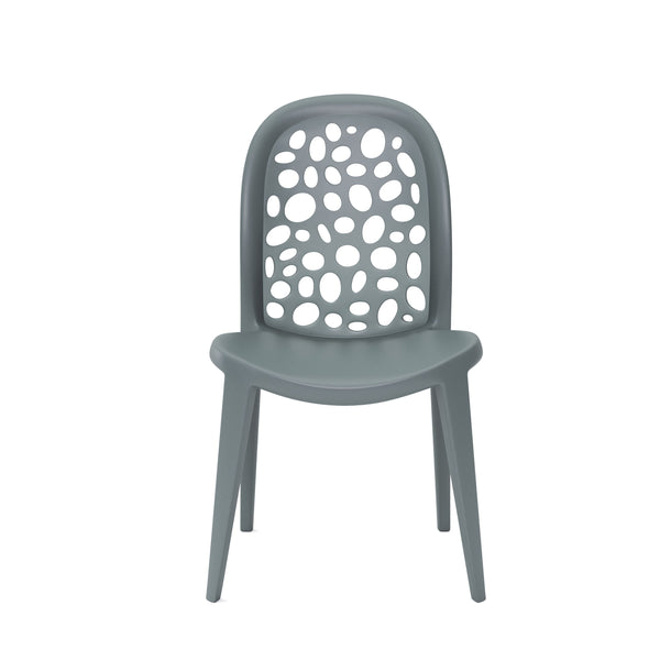 Gartenstuhl LONA 4er Set grau