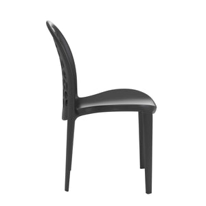 Gartenstuhl LONA 4er Set schwarz