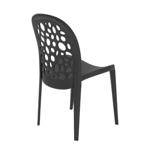 Gartenstuhl LONA 4er Set schwarz