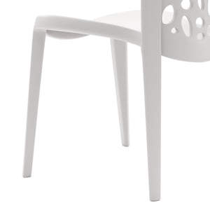 Gartenstuhl LONA 4er Set weiss