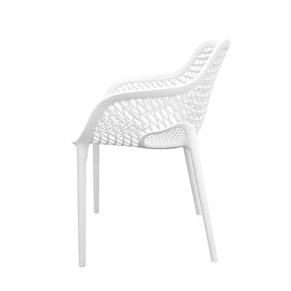 Gartenstuhl MATS 4er Set weiss