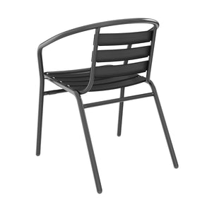 Gartenstuhl stapelbar schwarz