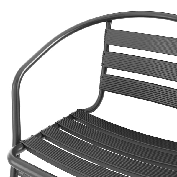 Gartenstuhl stapelbar schwarz