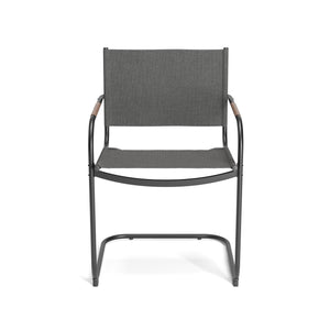 Gartenstuhl WARD 2er Set anthrazit