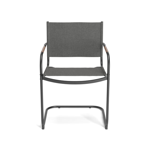 Gartenstuhl WARD 2er Set anthrazit
