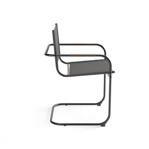 Gartenstuhl WARD 2er Set anthrazit