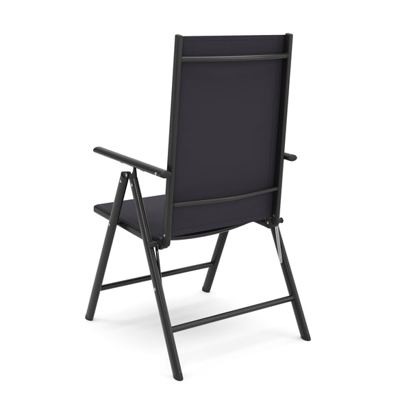 Gartenstuhl WILMA 2er Set anthrazit