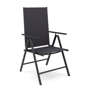 Gartenstuhl WILMA 2er Set anthrazit