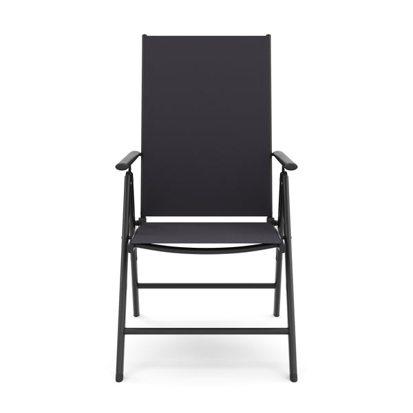 Gartenstuhl WILMA 2er Set anthrazit