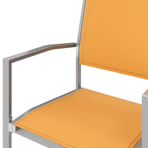 Gartenstühle Doppelpack, orange