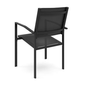 Gartenstühle Doppelpack Rahmen schwarz