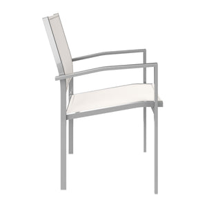 Gartenstühle Doppelpack, weiss