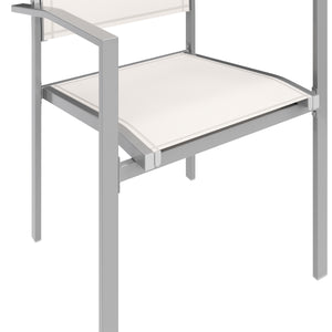 Gartenstühle Doppelpack, weiss