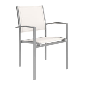 Gartenstühle Doppelpack, weiss