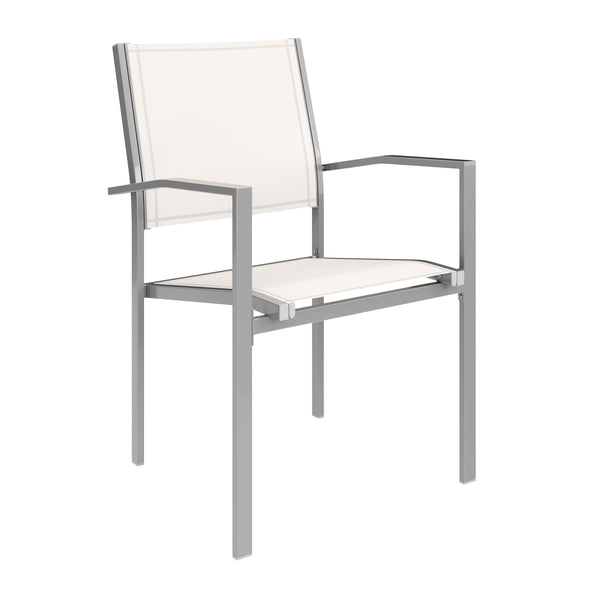 Gartenstühle Doppelpack, weiss