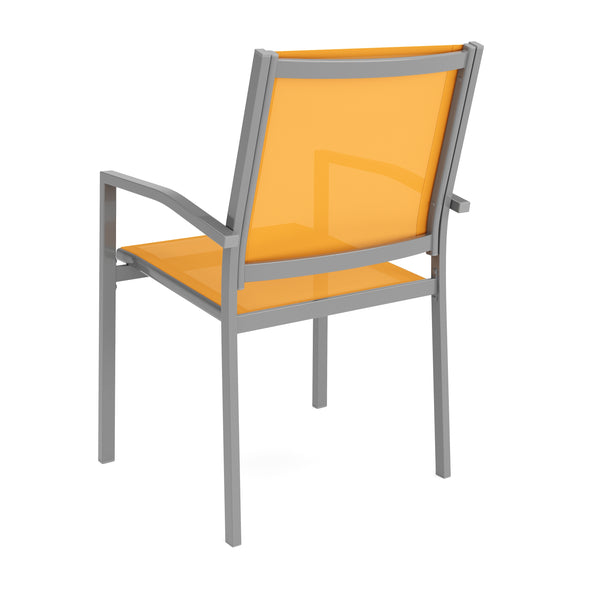 Gartenstuhl ZILLY 2er Set orange