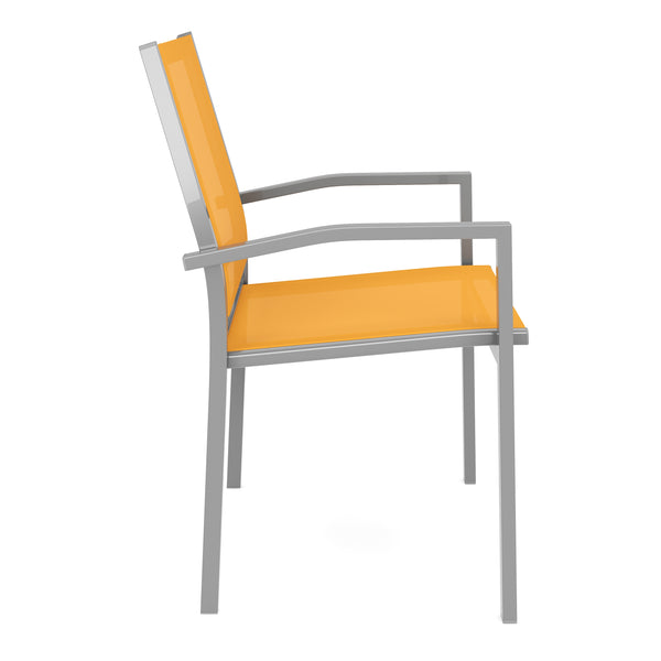 Gartenstuhl ZILLY 2er Set orange