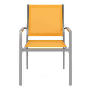 Gartenstuhl ZILLY 2er Set orange