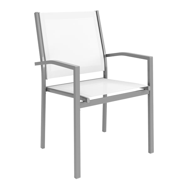 Gartenstuhl ZILLY 2er Set weiss
