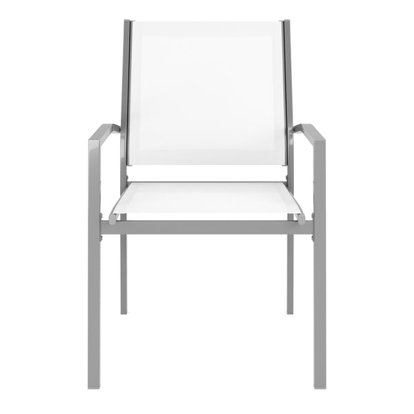Gartenstuhl ZILLY 2er Set weiss